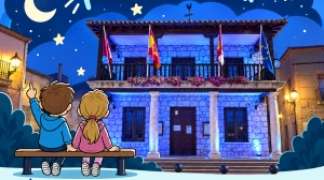 TORIJA ILUMINA DE AZUL LA FACHADA DEL AYUNTAMIENTO CON MOTIVO DEL DÍA INTERNACIONAL DE LA DISLEXIA